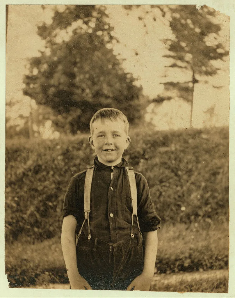 Eight-year old Jack on a Western Massachusetts farm. He is a type of…, 1915