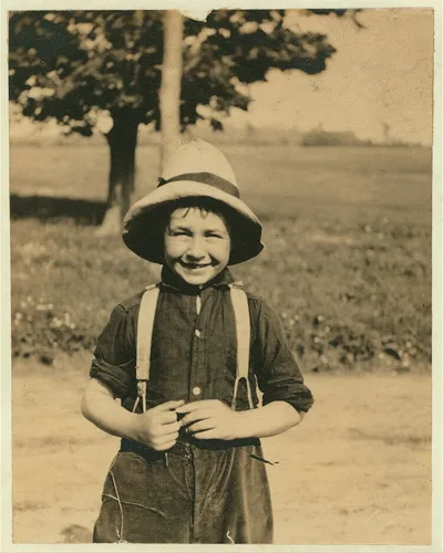 [Eight-year old Jack on a Western Massachusetts farm. He is a type of…, 1915