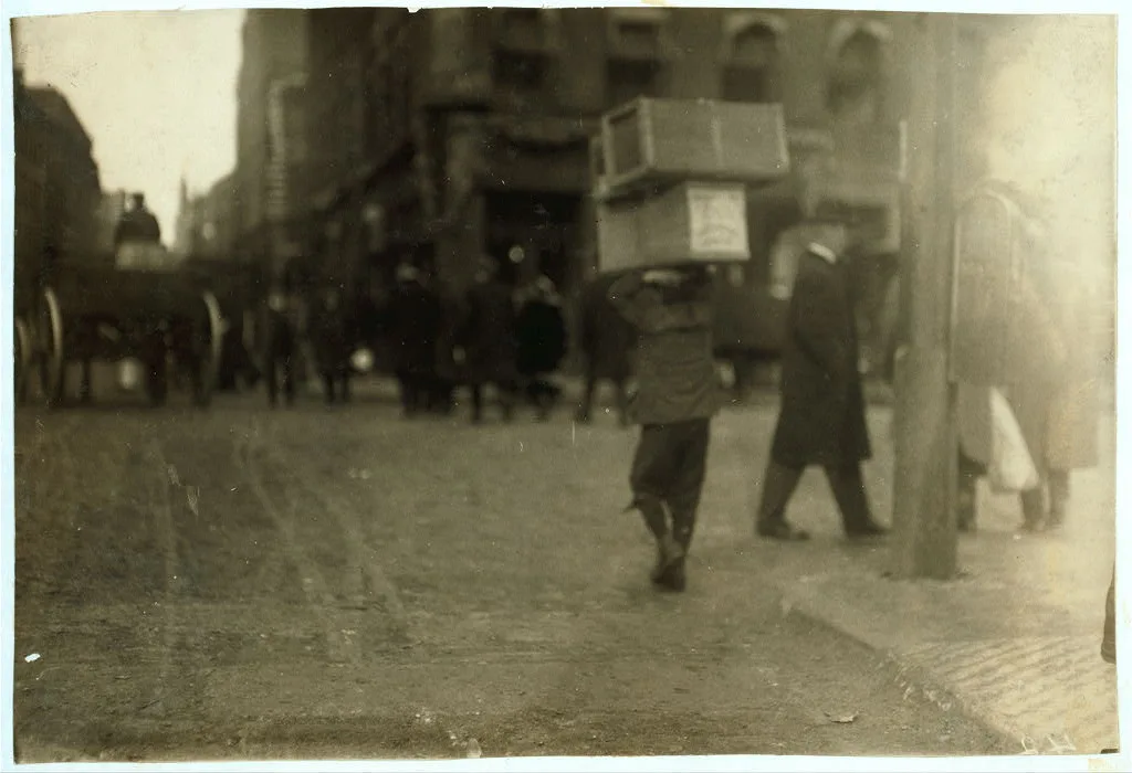 Firewood.  Location: Boston, Massachusetts, 1917