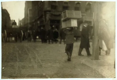 Firewood.  Location: Boston, Massachusetts, 1917