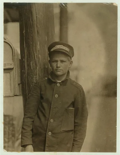 Jacksonville, Florida, messenger boy. (See Report of E.F. Brown and…, 1913