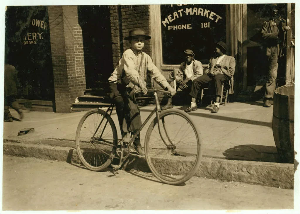An 11 year old delivery boy for an Opelika meat market.  Location:…, Alabama, 1914