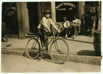 An 11 year old delivery boy for an Opelika meat market.  Location:…, Alabama, 1914