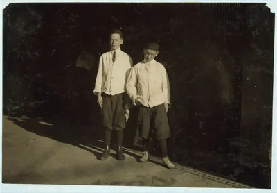2 of the young table boys in Burke's ice cream parlor.  Location:…, Alabama, 1914