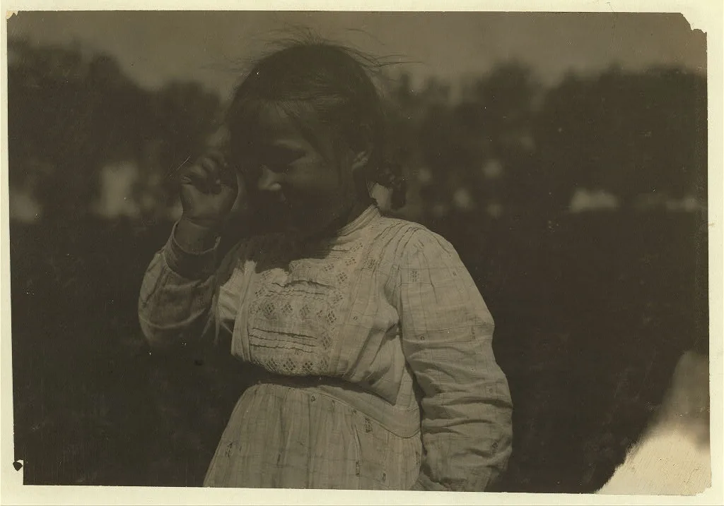 Six-year old Tildy helps a little in the beet work, on a Colorado…, 1915
