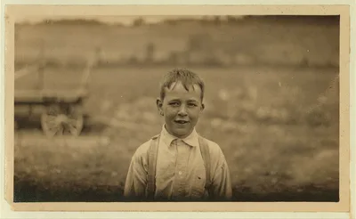 [Eight-year old Jack on a Western Massachusetts farm. He is a type of…, 1915