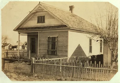 Rommel home, 430 N. Loomis St., Ft. Collins, Colo. Home boarded up…, Colorado, 1915