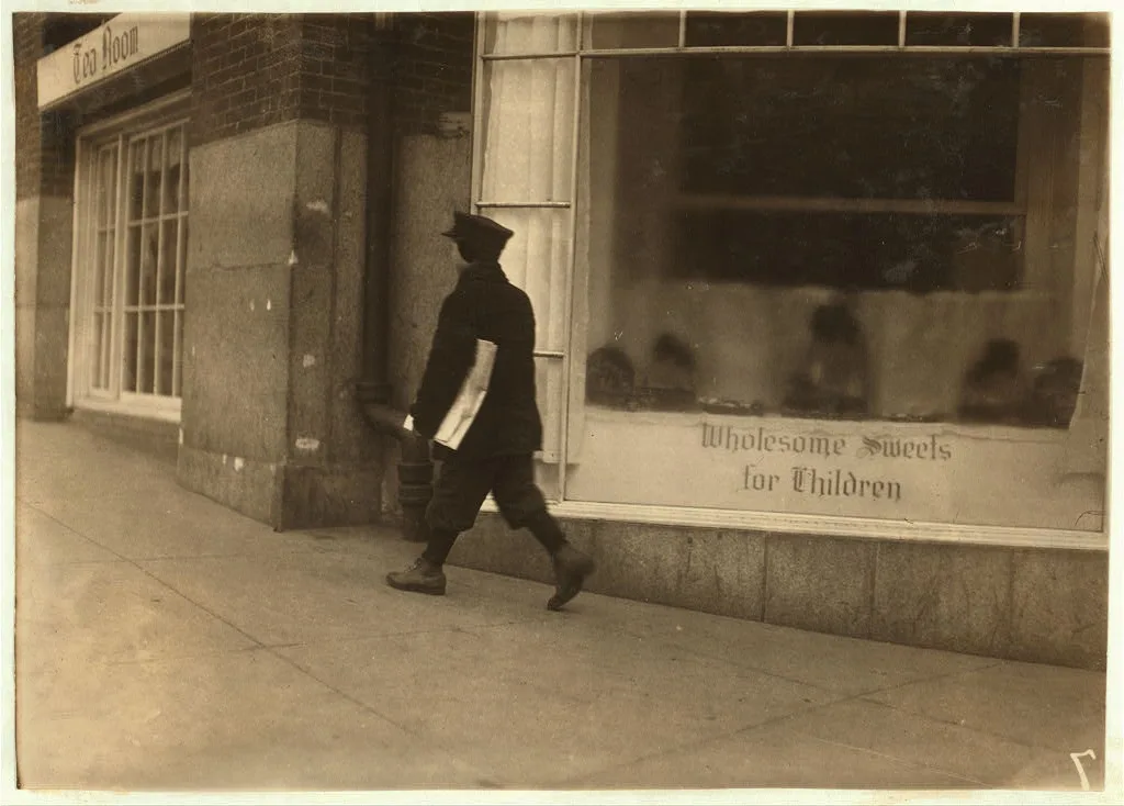 Frank Hastings, 107 Hampshire Street, Cambridge. Said he was 14 last…, Massachusetts, 1917