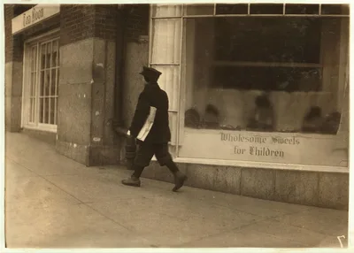 Frank Hastings, 107 Hampshire Street, Cambridge. Said he was 14 last…, Massachusetts, 1917
