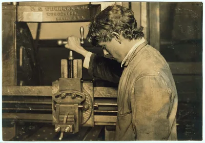 Planing Vocational class. See 4168.  Location: Fall River,…, Massachusetts, 1916