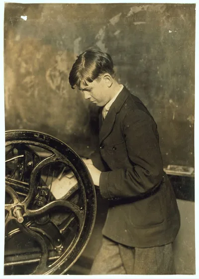 Fall River Technical High, Millwrighting course Mechanics.  Location:…, Massachusetts, 1916