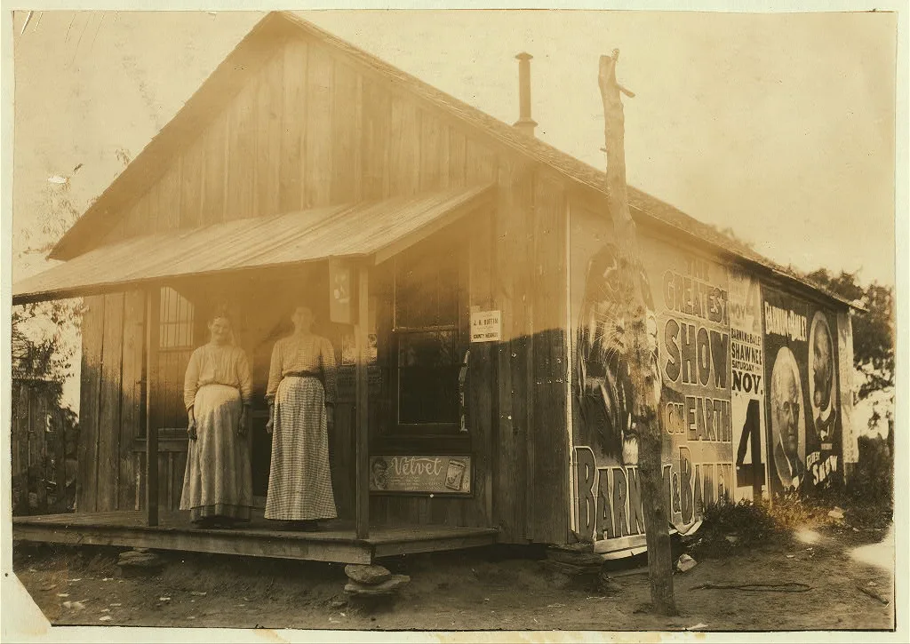 A little country store near New Hope School #41. Mrs. M.E. Geralds,…, Oklahoma, 1916