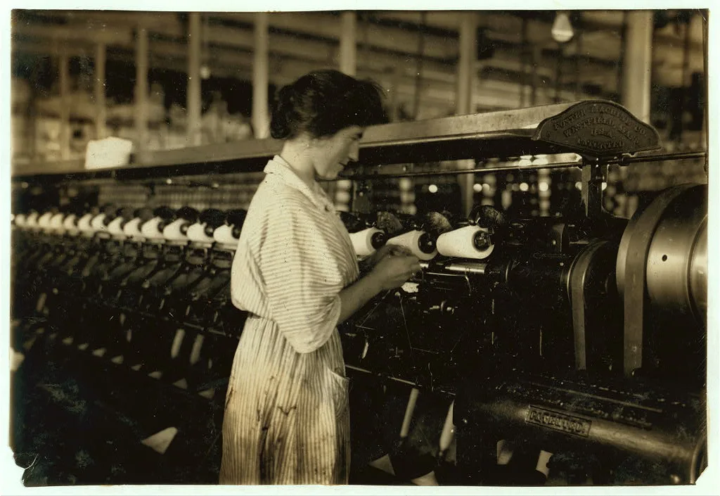 Cone-winder - Said 17 years old. Indian Orchard Cotton Mill. …, Massachusetts, 1916