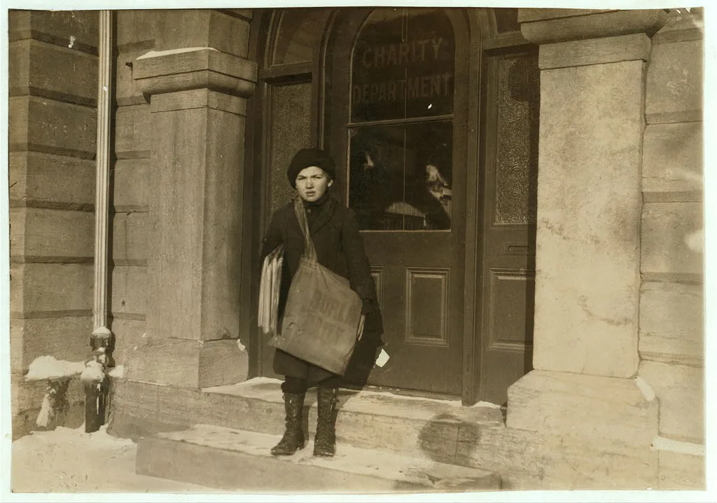 Meyer Rome, 48 Bright Street. 8 years old. Been selling six…, Vermont, 1916
