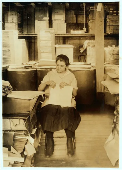 Folding filing-folders. Boston Index Card Co., 113 Purchase Street.…, Massachusetts, 1917