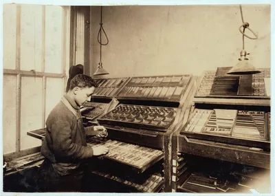 Louis Gitney, a young compositor earning $7.00 a week in a Sixth Av.…, New York (State), 1917