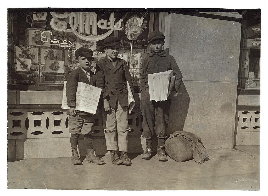 Jack Ryan, 6 years old and Jesse Ryan, 10 years old. Onem Smith, 12…, Oklahoma, 1917